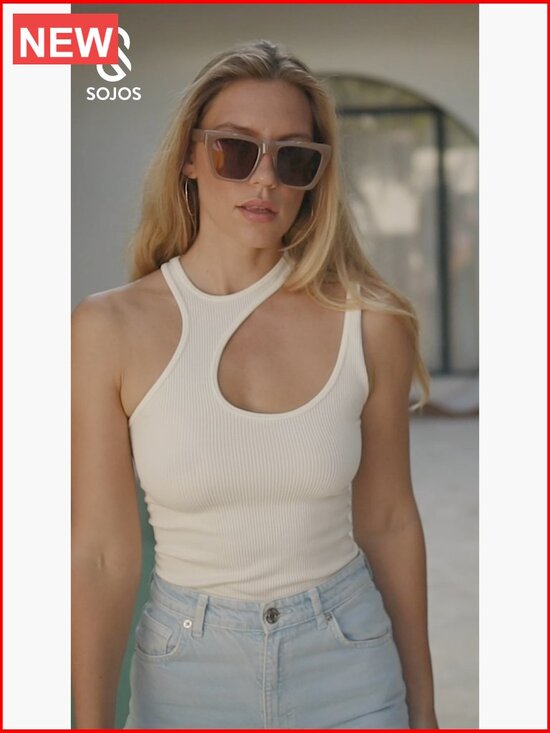 Oversized Square Cat Eye Polarized Sunglasses for Women main image 6